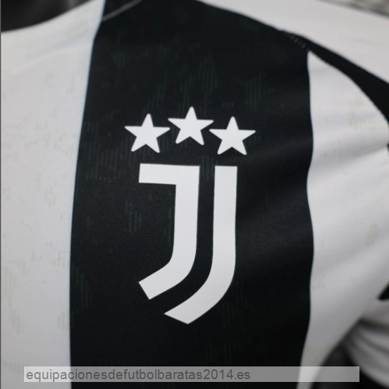 Nuevo 1ª Concepto Jugadores Camiseta Juventus 24/25 Blanco Negro Baratas